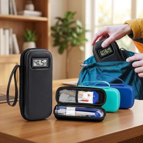 Portable insulin cooler travel - portable,